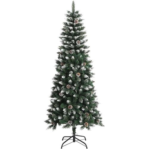 VidaXL Umjetno božićno drvce s stalakom Zelena 76 x 76 x 150 cm Slike