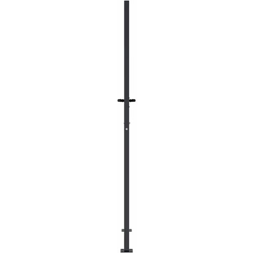  Vrtna vrata antracit 100x200 cm čelična dizajn stabla Slike