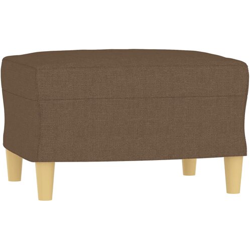  3-dijelni set sofa s jastucima smeđi od tkanine Slike