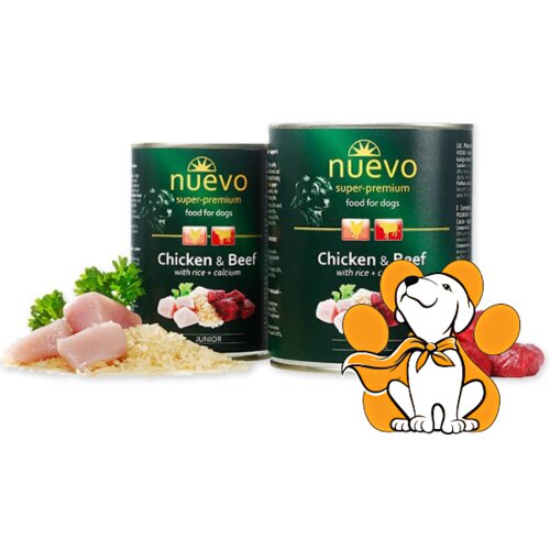Nuevo grain Free Junior 400g, Kompletan Vlažan Obrok Za &amp;Scaron;tence Slike