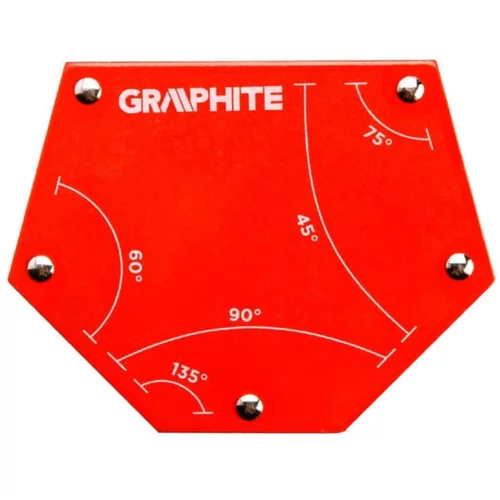 x magnetni kotnik za varjenje (rdeč, 11 x 13,5 2,4 cm)