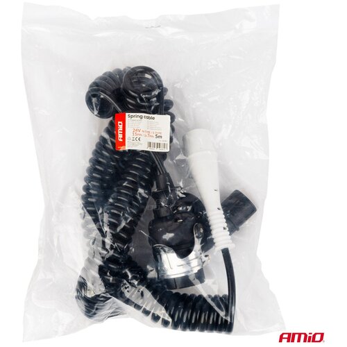 Amio 04381 spiralni kabel za poluprikolicu TIR 15 PIN + 2 &amp;times; 7 PIN N/S &amp;ndash; 5 m, 24 V Slike