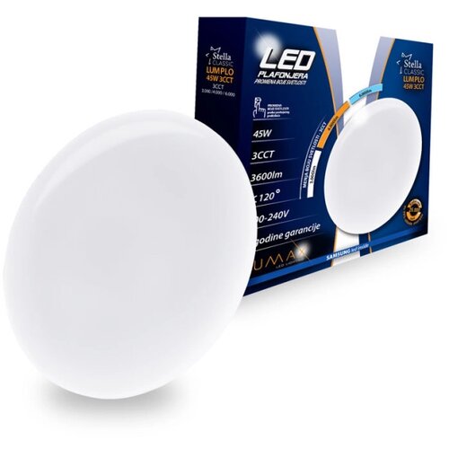 Lumax led plafonjera stella classic LUMPLO-45W 3CCT (6000/4000/3000K) 3600lm 380X68 Cene