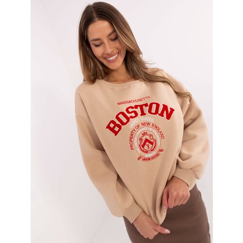 My Red Lips Sweatshirt-EM-BL-617-15.55P-beige Slike