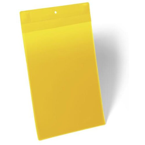 Durable Magnetni žepki extra strong A4 pokončni rumeni, 10 kos, (20376076) Cene