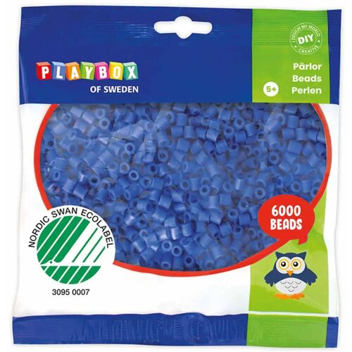 Playbox 5mm midi likalne perle v modri barvi, pakiranje 6000 kosov. Cene