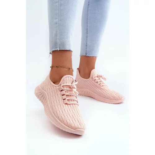 Kesi Women's sports shoes made of lightweight Pink Xalara fabric