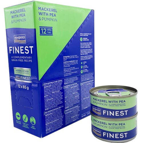Fish4Dogs sku&scaron;a z bučo in grahom - pakiranje 12 x 85 g Cene