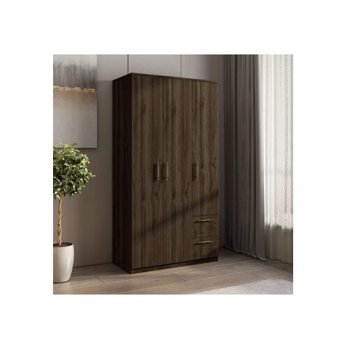 Hanah home merlin - walnut walnut wardrobe Cene
