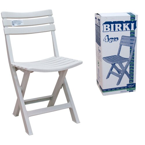  Sklopiva stolica Birki bela Cene