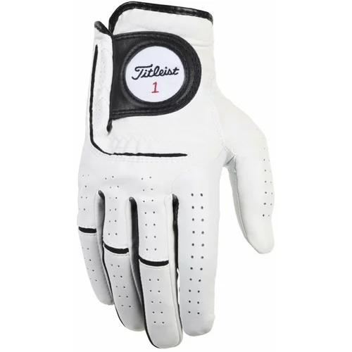 Titleist Players Flex Mens Golf Glove 2020 Right Hand for Left Handed Golfers White M