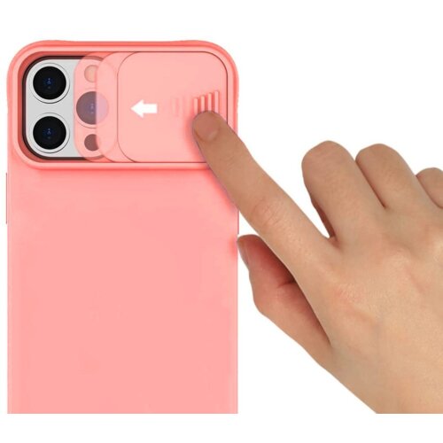 Onasi Lens Cover silikonski ovitek za&amp;scaron;čita za Samsung Galaxy A22 A226 5G - roza Slike