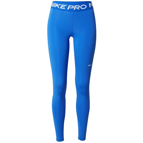 Nike Športne hlače 'Pro' kraljevo modra / bela
