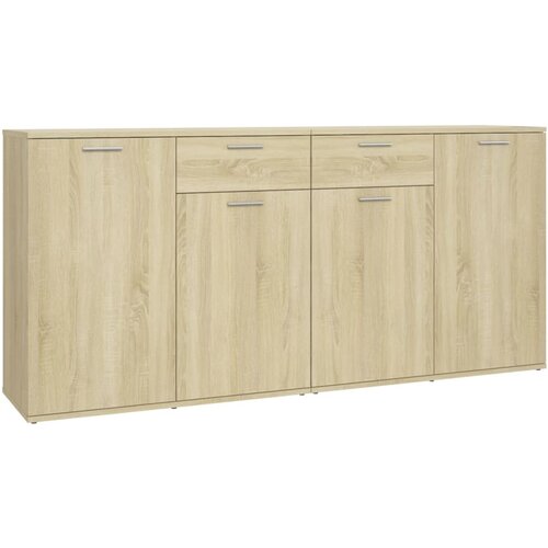 Maison Chic Komoda - Predalnik sonoma hrast 160x36x75 cm iverna plo&amp;scaron;ča, (21717460) Slike