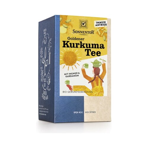 Sonnentor Bio Zlatni kurkuma čaj - 36 g Cijene