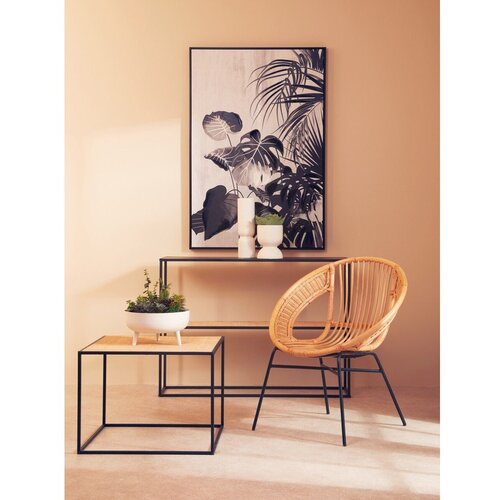 Premier Housewares Stolić za kavu od ratana u prirodnoj boji 60x60 cm Depok &amp;ndash; Slike