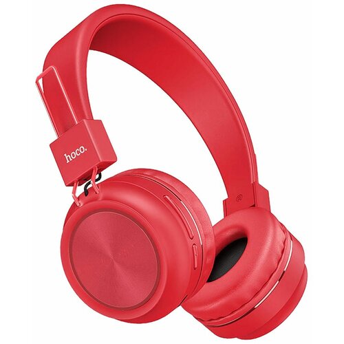 Hoco Bežične stereo slušalice, Bluetooth, do 12h rada, mikrofon - W25 Promise Crvene Slike