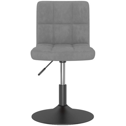Maison Chic Vrtljiv Jedilni stoli - Vzorci stoli svetlo siv žamet A1753, (22031192) Slike