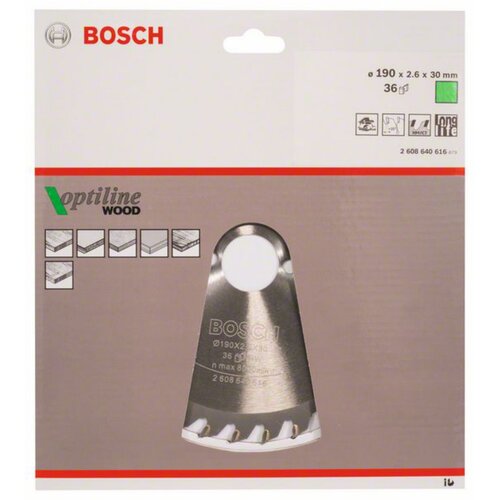 Bosch List kružne pile Optiline Drvo Slike