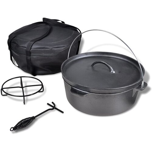  Litoželezni lonec Dutch Oven 11,3 L z dodatki Cene