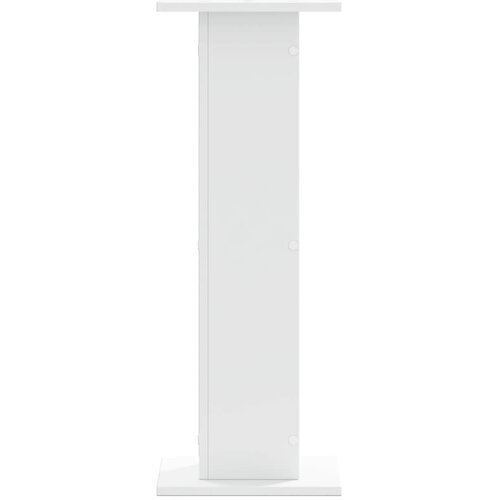  Stalci za zvučnike 2 kom bijeli 30x30x80 cm konstruirano drvo Slike