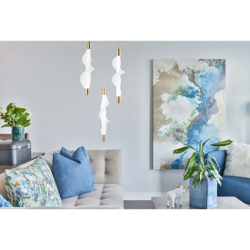 Toolight LED svijetiljka G009-3CPR WHITE/GOLD Slike