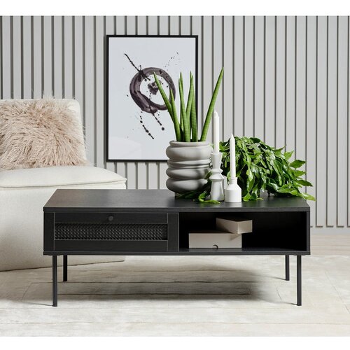 Unique Furniture Črna mizica 60x110 cm Pensacola &amp;ndash; Slike