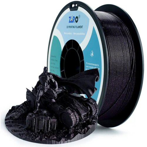 ZIRO Glitter Diamond PLA filament 1,75 mm – Black Cene