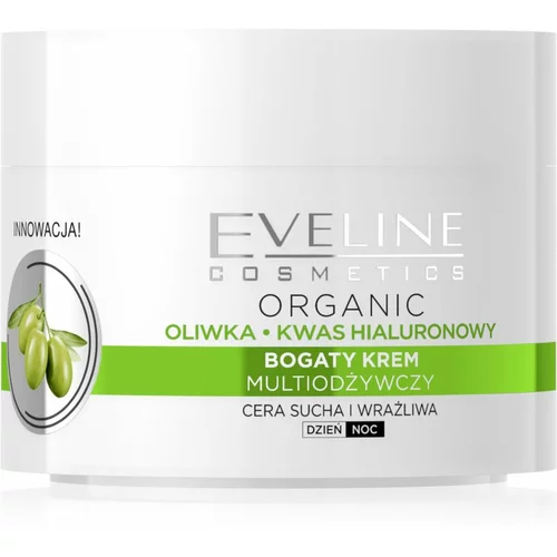 Eveline Cosmetics Green Olive dnevna i noćna hidratantna krema protiv bora s ekstraktom masline 50 ml