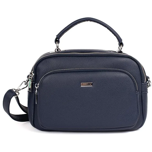 Shelvt Navy blue women's handbag with a handle