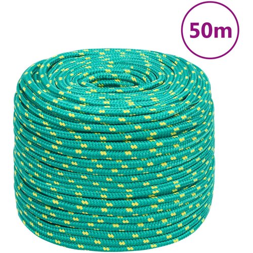 vidaXL Brodski konop zeleni 8 mm 50 m od polipropilena Cijene
