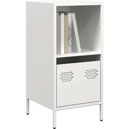 vidaXL Komoda bela 35x39x73,5 cm hladno valjano jeklo Cene
