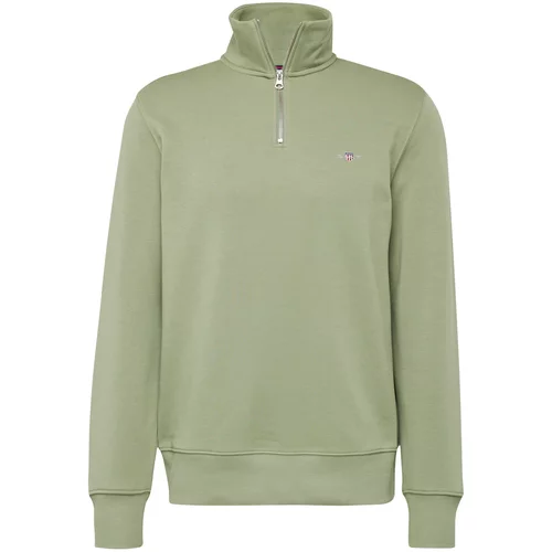Gant Sweater majica svijetlosiva / pastelno zelena / crvena / bijela
