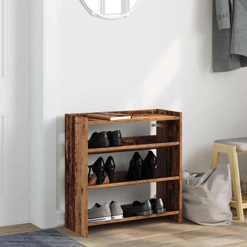 vidaXL stalak za cipele boja staro drvo 60x25x62 cm konstruirano drvo Cijene