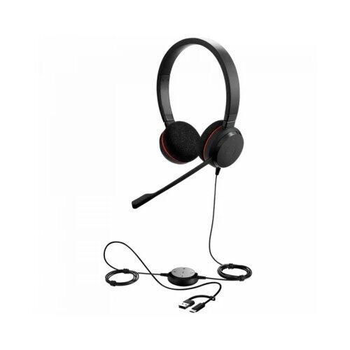 Jabra Evolve 20, Stereo UC, USB C/A adapter Cene