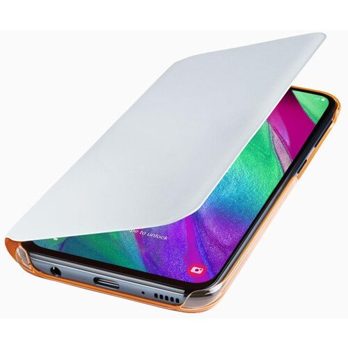 Samsung TORBICA PREKLOPNA GALAXY A40 WHITE, (621030) Cene
