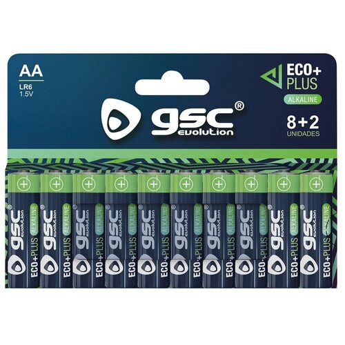GSC Alkalna baterija EcoPlus LR6, AA, 10 komada Slike