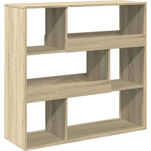 VidaXL Ormarić za knjige / sobna pregrada boja hrasta 100x33x94,5 cm Slike