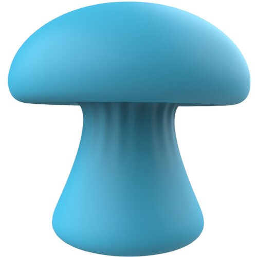 Sex HD Mushroom - masažna naprava za obraz z možnostjo polnjenja (modra) Slike