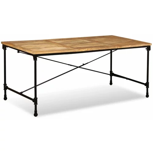 vidaXL Jedilna miza iz masivnega mangovega lesa 180 cm