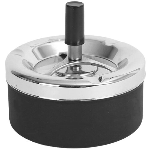 Eva Pepelnik s pokrovom na pritisk 11xh10cm / okrogel / nox, (20454143) Cene