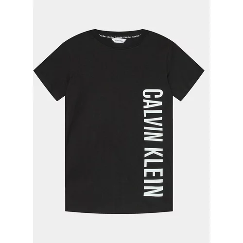 Calvin Klein Swimwear Majica Logo KV0KV00040 Črna Regular Fit
