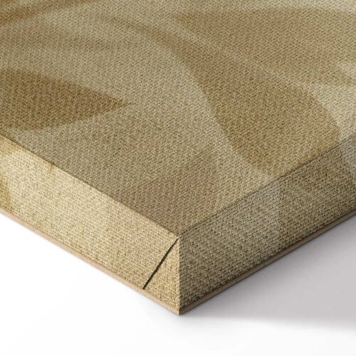  Slika - Botanical Motif with Leaves and Vines in Sand Colors 30x20 Akustična Slike