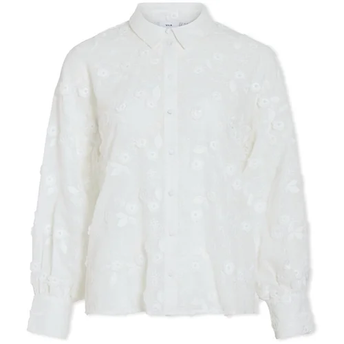 Vila Shirt Simone - Snow White Bijela