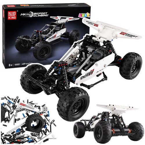 Buggy na daljinsko upravljanje i sastavljanje 4x4 Off Road - 409 elementa Slike