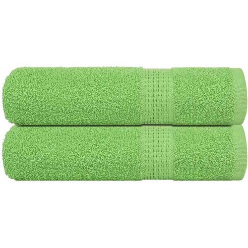 vidaXL Brisače 2 kos zelena 100x150 cm 360 gsm 100% bombaž Cene