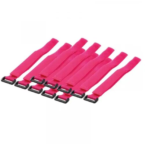 Logilink Čičak trakice za vezivanje kablova Velcro 500x20mm 10kom (Roze) Slike