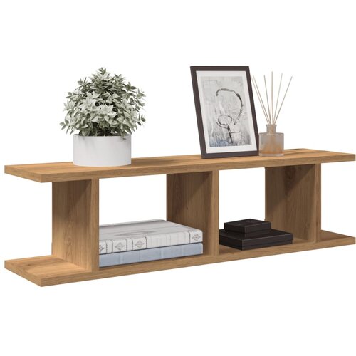 vidaXL Stenske police 2 kosa artisan hrast 75x18x20 cm inž. les Cene