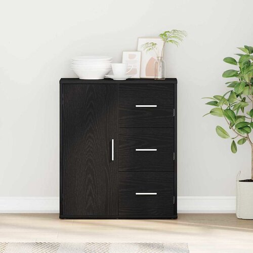  Kreveta s ladicama Crni hrast 60 x 31 x 70 cm Konstruirano drvo Cene