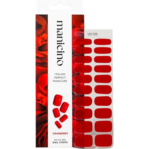  UV Gel Nail Strips - Cranberry Cene